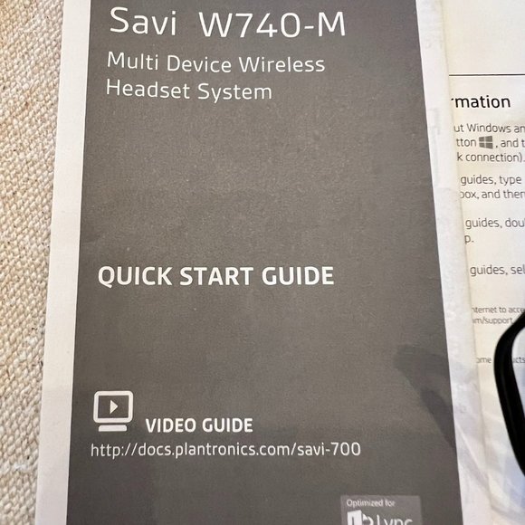Plantronics Savi W740-M Savi wireless headset - Picture 9 of 10